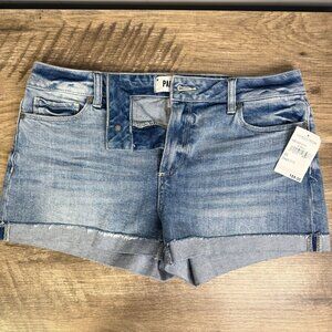 NWT Paige 'Jimmy' Denim Cut-Offs With Raw Hem Shorts Size 29